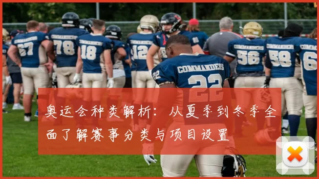 奥运会种类解析：从夏季到冬季全面了解赛事分类与项目设置