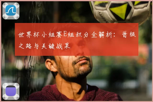 世界杯小组赛E组积分全解析：晋级之路与关键战果
